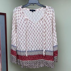 Sanctuary Boho bell sleeve top